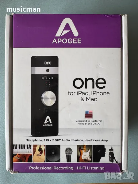 Apogee One - аудио интерфейс, снимка 1