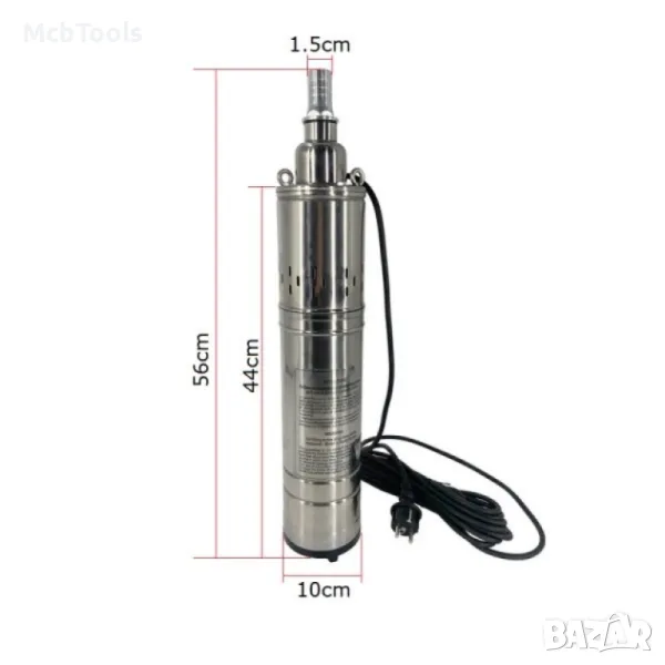 Сондажна водна помпа Stahlmayer 1.1 kw / 1 цол, снимка 1