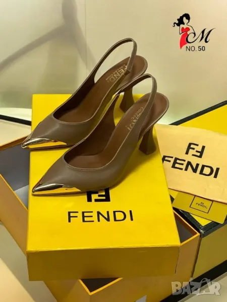 дамски обувки на ток fendi , снимка 1