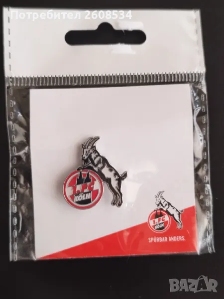 ОРИГИНАЛНА ЗНАЧКА НА ФК КЬОЛН - ГЕРМАНИЯ, снимка 1