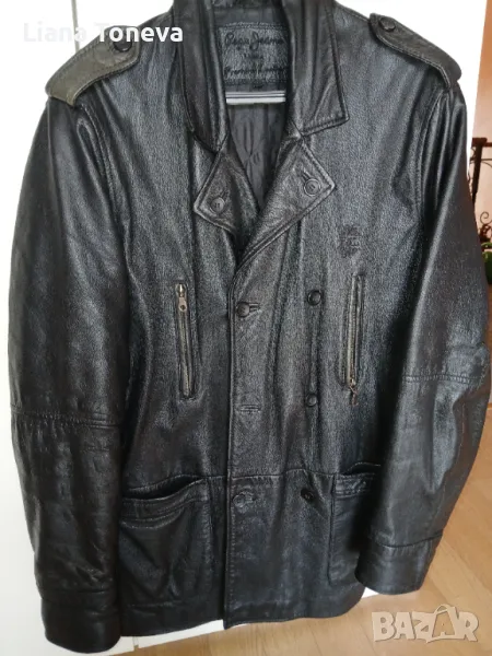 Мъжко кожено яке "ПепеДжинс", снимка 1