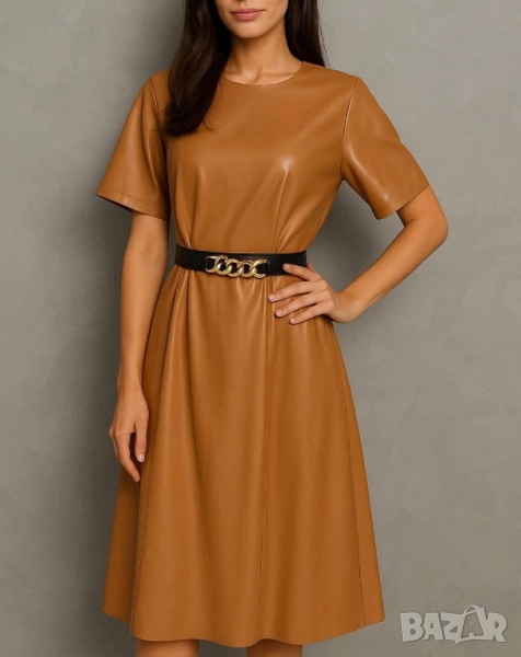 кожена рокля , снимка 1