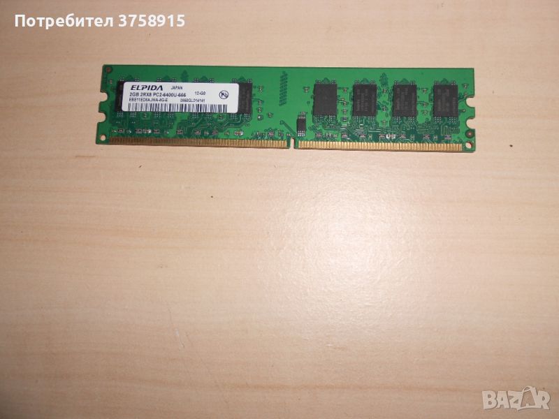 398.Ram DDR2 800 MHz,PC2-6400,2Gb.EPIDA. НОВ, снимка 1