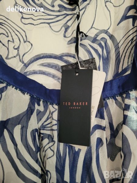 TED BAKER. Size M Нова 100% Коприна, снимка 1