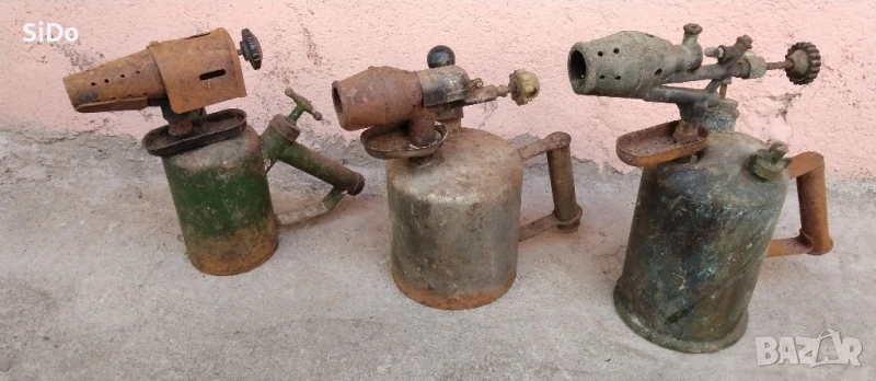 3 различни бензинови лампи, снимка 1