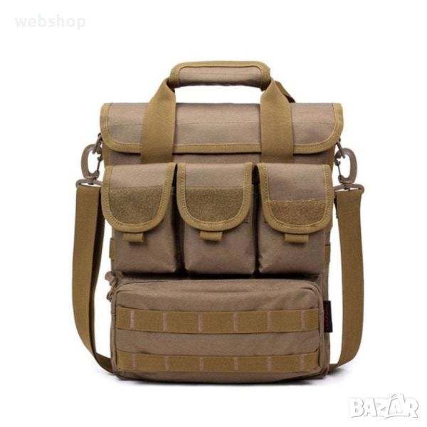 Водоустойчива Туристическа чанта за през рамо с множество джобове, снимка 1