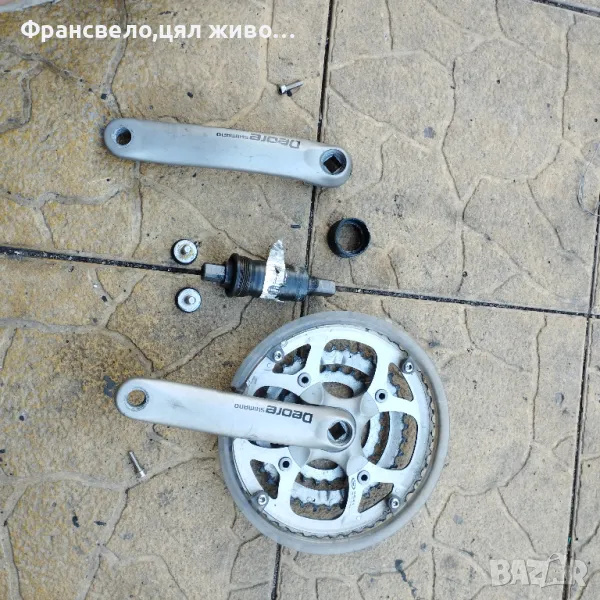 Курбел за велосипед колело със средно Shimano deore , снимка 1