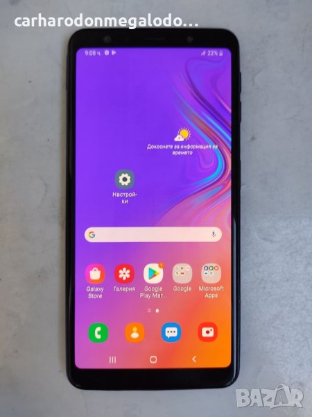Samsung Galaxy A7 (2018), Dual Sim, 64GB, 4G, Black, снимка 1