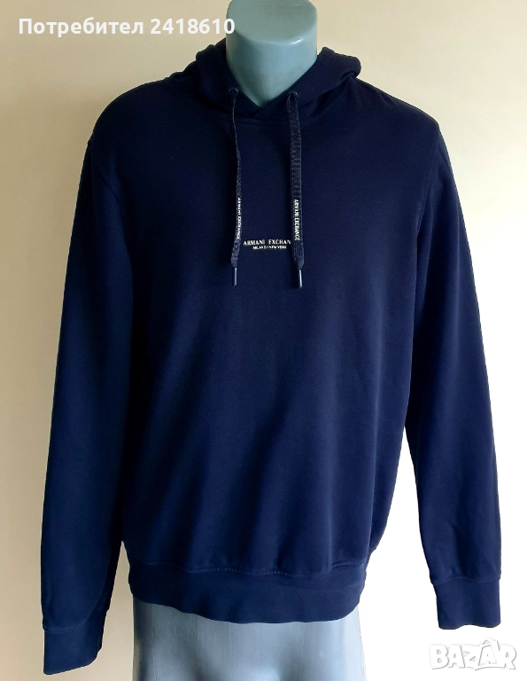 Armani Exchange A/X Milano Cotton  Mens Size M ОРИГИНАЛ! Мъжкo Худи!, снимка 1