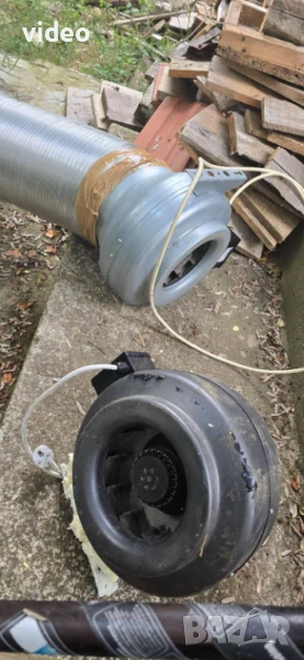 Вентилатор канален центробежен VOK-C 125 180W 70db 1105 m³, снимка 1