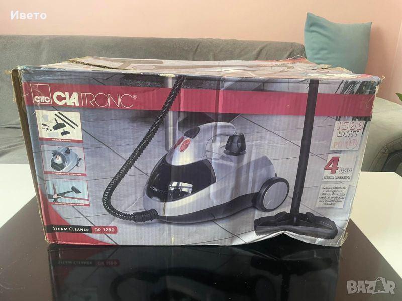 Парочистачка Clatronic, Clatronic DR 3280, 1500 W, 230 V, Черен/Сив, снимка 1