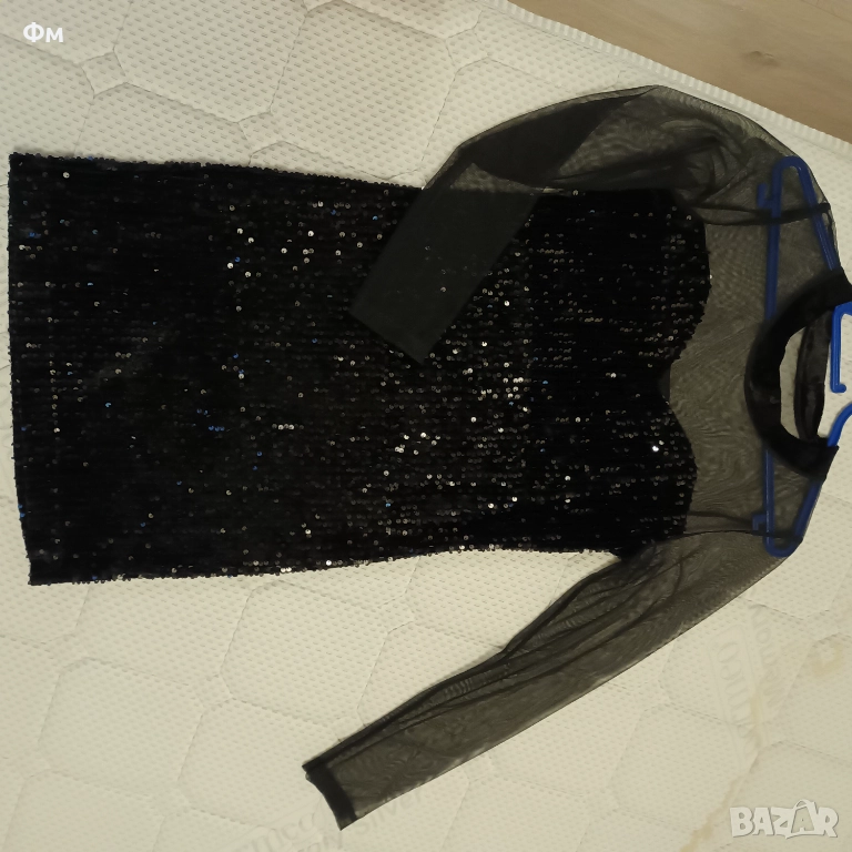 Парти рокля с пайети., снимка 1