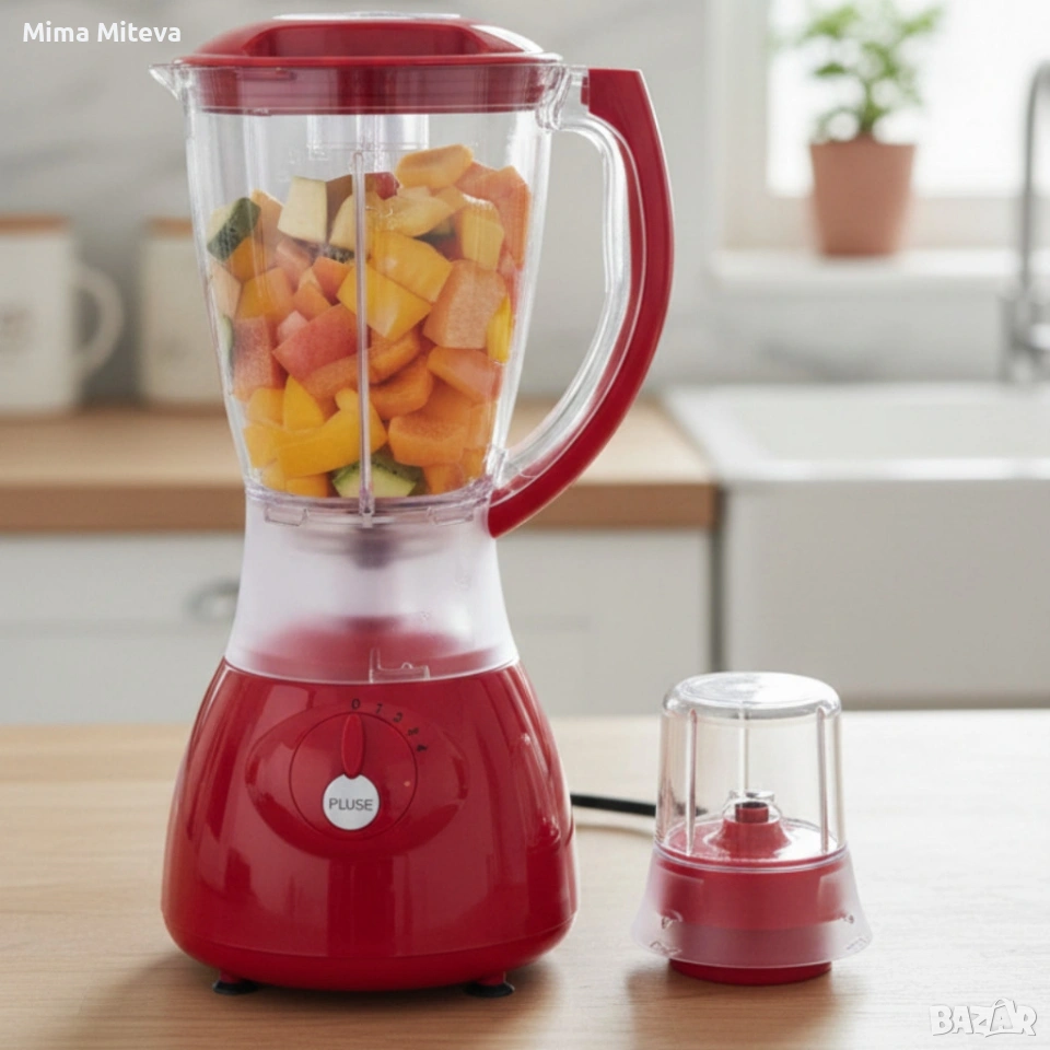 Електрически блендер Homelux HY-Y44 с мелничка – мощен и практичен, снимка 1