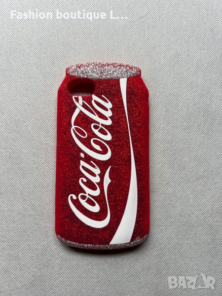 Червен гумен калъф Кока Кола кейс за айфон 8 ❤️, снимка 1