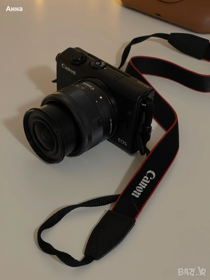 Фотоапарат Mirrorless Canon EOS M200, 24.1 MP, 4K, Черен + Обектив 15-45 мм, снимка 1