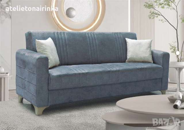 Разтегателен диван Лайн, снимка 9 - Дивани и мека мебел - 53537457