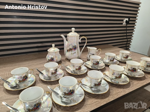 Порцеланов сервиз за кафе , снимка 2 - Сервизи - 52184297
