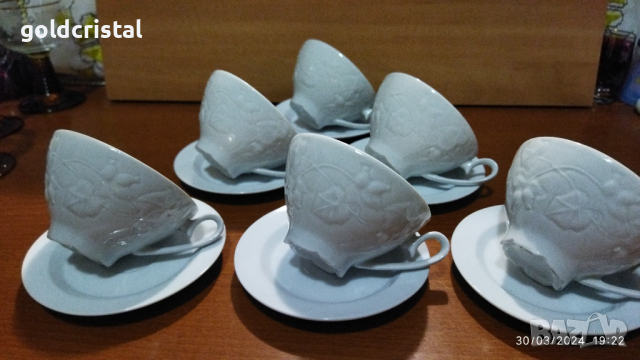 Български порцелан чаши за кафе , снимка 13 - Антикварни и старинни предмети - 45025998