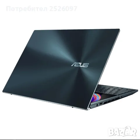 ASUS ZenBook Pro 14 Duo OLED/14,5”2.8k 120Hz/i9-12900H/RTX3050 Ti/32GB, снимка 5 - Лаптопи за работа - 48560260