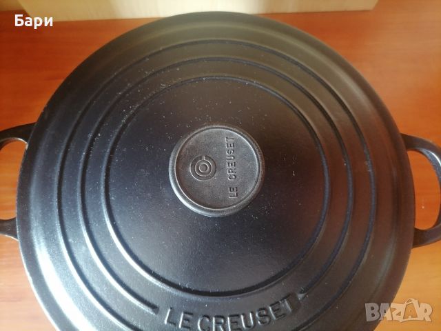 Le Creuset френска чугунена тенджера с капак , снимка 5 - Съдове за готвене - 43096492