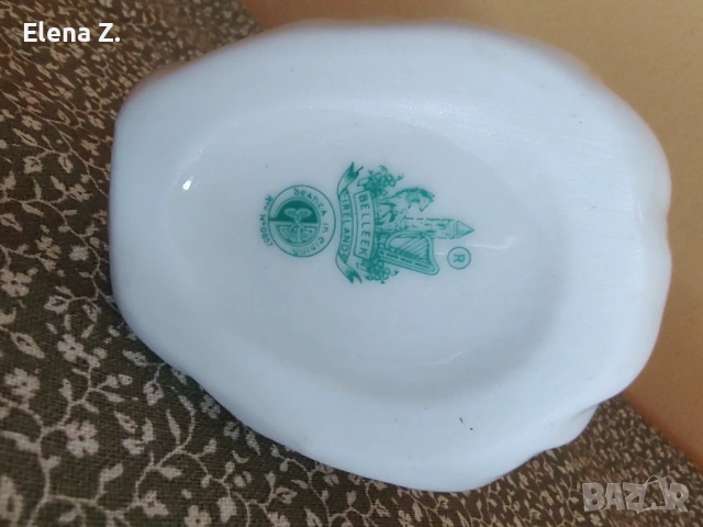 Латиера Нимфа - ръчно изработена Belleek Ирландия , снимка 5 - Декорация за дома - 53439598