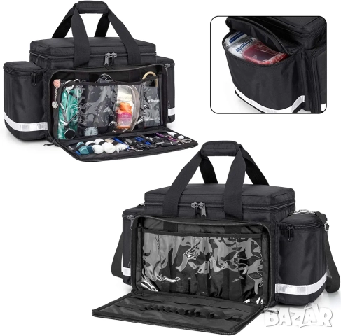 Професионална медицинска чанта за спешна помощ Trunab First Aid Bag, снимка 4 - Медицински консумативи - 52526336