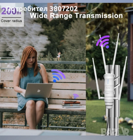 Wavlink 4G LTE AC1200 Високомощен външен Wi-Fi рутер със слот за SIM карта 5G 2.4G, снимка 8 - Други стоки за дома - 53144474