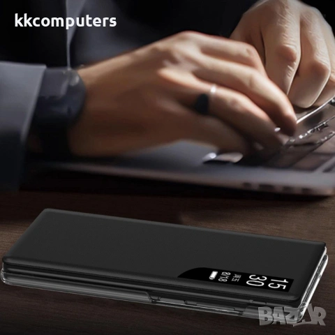Калъф с Прозорец и Стойка за Xiaomi Mix Fold 4 5G - PU Кожа, Магнитно затваряне, Вкл. Протектор - 3 , снимка 6 - Калъфи, кейсове - 53314662