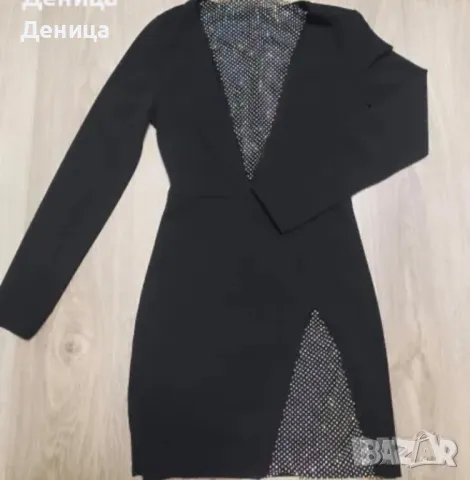 Елегантна Черна рокля без размер Универсална 