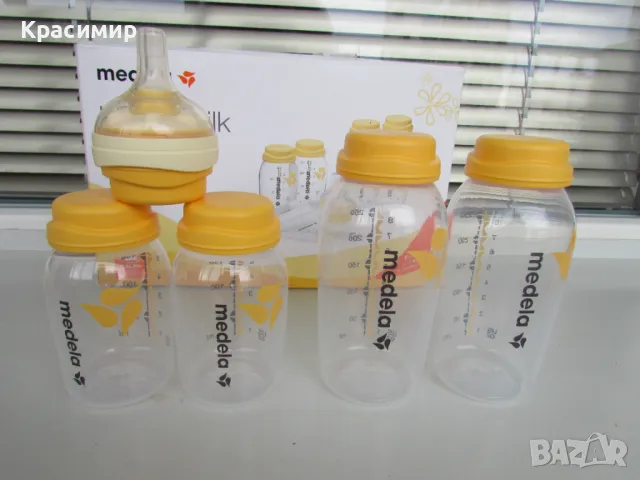 Комплект шишета за кърма Medela Breastmilk Store & Feed Set, снимка 8 - Прибори, съдове, шишета и биберони - 47068968