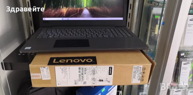 лаптоп Lenovo core-i3 12gb 15.6 256Gb ssd Оригинален Win10, снимка 2 - Лаптопи за дома - 47224726