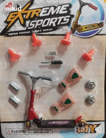 Мини Тротинетка за пръсти Фингърборд STREET extreme sports играчка, снимка 3 - Фигурки - 50231760