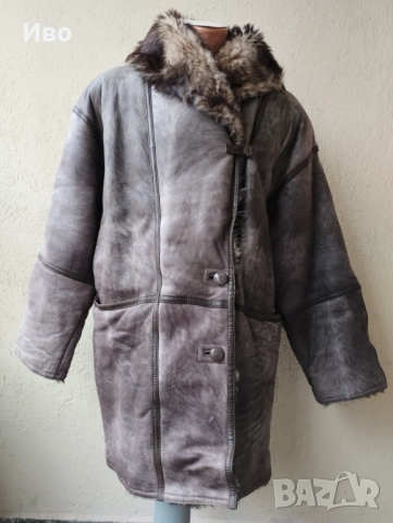 Дамско палто сребърен мармот Mabrun размер 42, снимка 7 - Палта, манта - 52945068