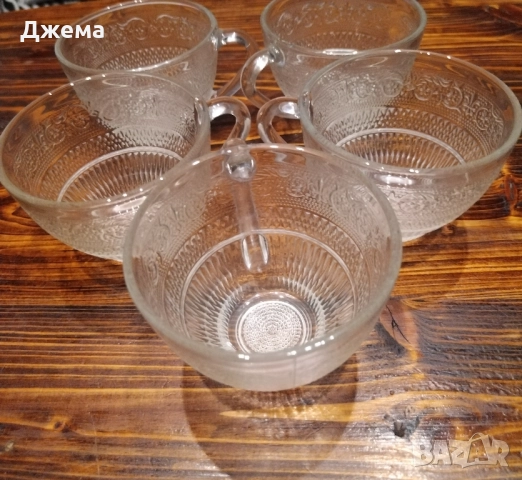 Комплект стъклени чаши 