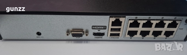 Hikvision NVR видеорекордер DS-7108NIQ1/8P вграден POE НОВИ!