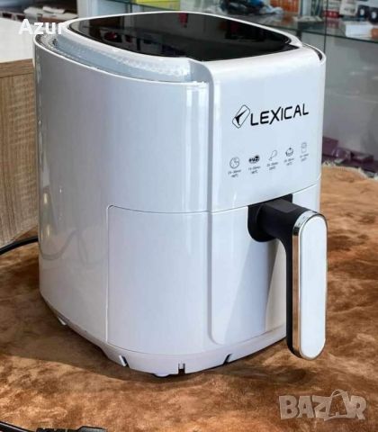 Фритюрник с горещ въздух Lexical Airfryer LAF-3011-1/2 1200W 3.5L бял/черен, снимка 4 - Фритюрници - 45639819