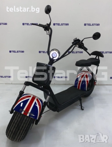Електрически скутер BIG CITY HARLEY X1 1500W 48V 13Ah LED, високопроизводителни батерии от последно , снимка 2 - Мотоциклети и мототехника - 52426359