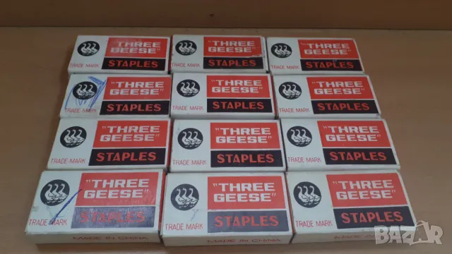 Кламери/телбоди Three Geese Staples Китай, снимка 2 - Ученически пособия, канцеларски материали - 46984700