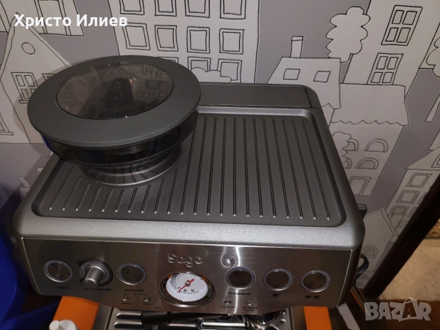 Еспресо машина SAGE Barista Express Кафемашина с кафемелачка, снимка 7 - Кафемашини - 53463298
