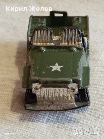 Метална количка Военен джип винтидж стил за КОЛЕКЦИЯ ДЕКОРАЦИЯ 20796, снимка 2 - Колекции - 53561662