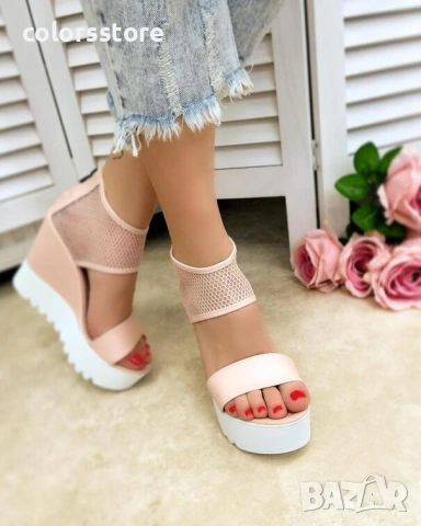 Сандали на платформа - пудра кожа - K502

, снимка 2 - Сандали - 37268609