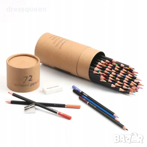 4813 Професионален сет моливи за скициране, 72 части – Включва метална острилка и винилова гума, снимка 4 - Рисуване и оцветяване - 53723137