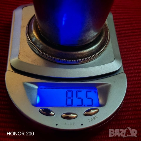 Стара сребърна чаша с позлата СССР. , снимка 7 - Антикварни и старинни предмети - 53943805