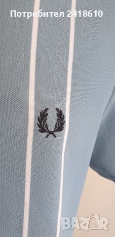 Fred Perry Pique Cotton Slim Mens Size 50/L НОВО! ОРИГИНАЛ! Мъжка Тениска!, снимка 14 - Тениски - 46218028