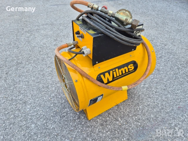 немски газов калорифер на газ wilms, снимка 5 - Котлони - 50553379