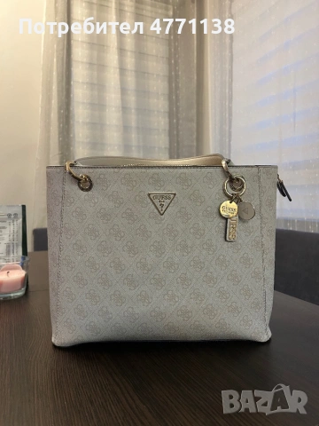 GUESS WOMEN NOELLE NOEL TOTE NUDE HANDBAG / GUESS NOELLE ДАМСКА ЧАНТА, снимка 2 - Чанти - 53904341