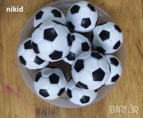 Гумено топче футболнаа топка подскачащо за игра и декор, снимка 4 - Фигурки - 45712579