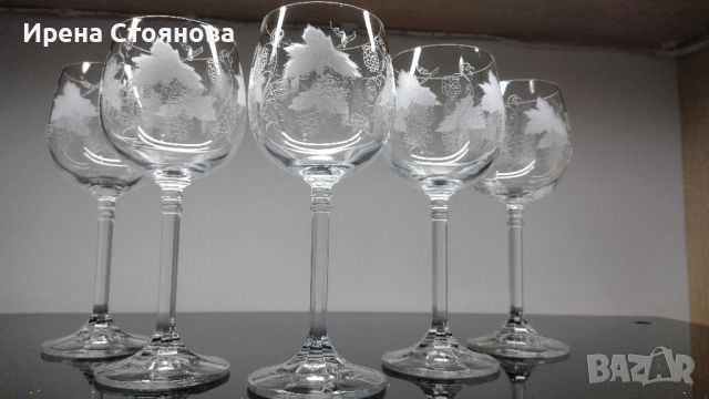 Bohemia Isabelle Cristal. Кристални чаши за вино., снимка 9 - Чаши - 45700473