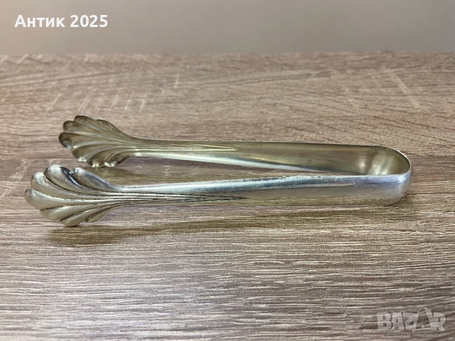 Винтидж сребърни щипки за захар, проба 800