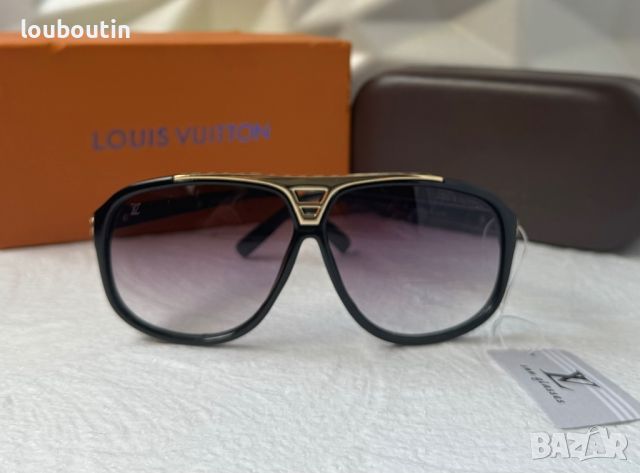 Louis Vuitton Еvidence висок клас мъжки слънчеви очила маска унисекс , снимка 8 - Слънчеви и диоптрични очила - 45407051